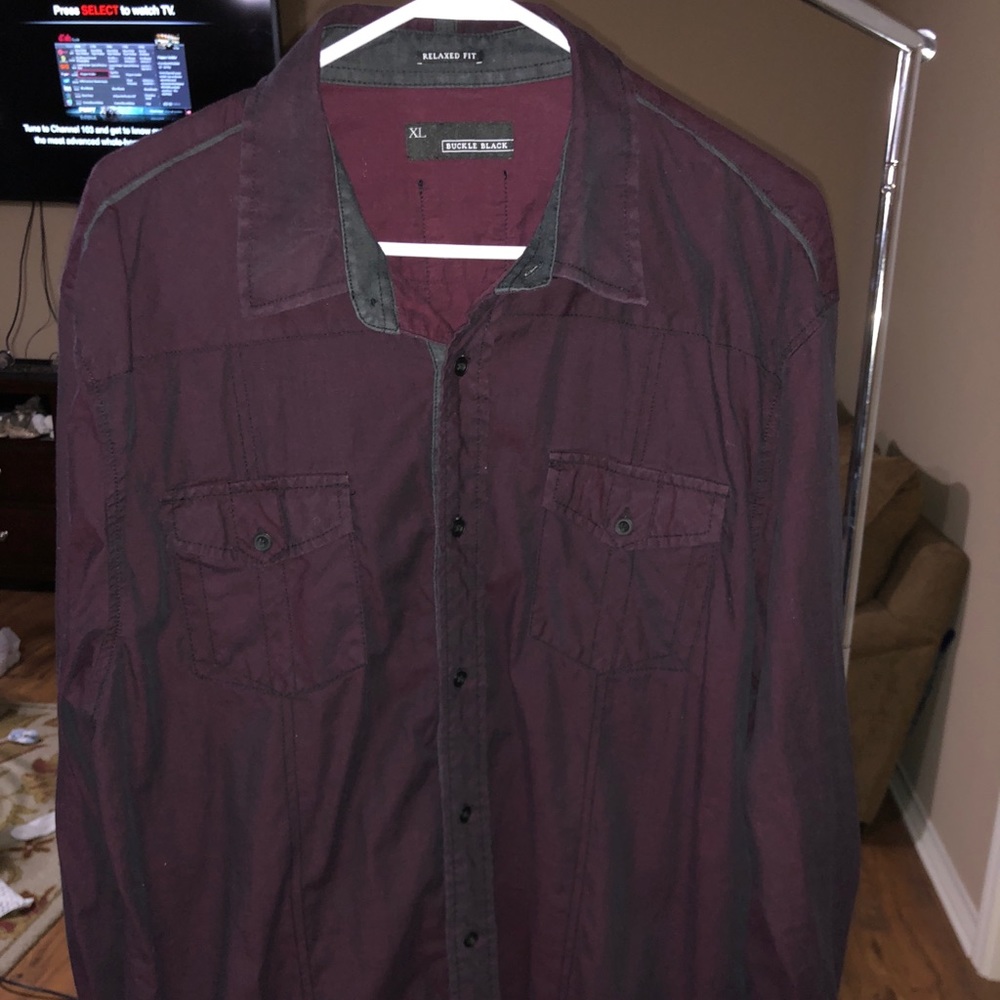 Men’s XL Buckle Black dress shirt